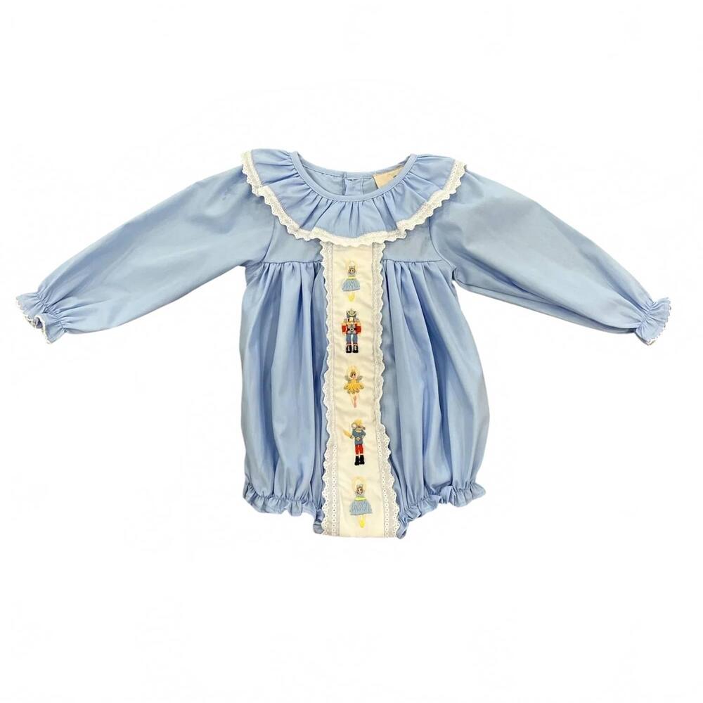NEW SMOCKINGBIRD kids nutcracker bubble in blue